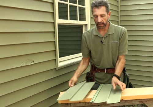 Can you repair damaged siding?